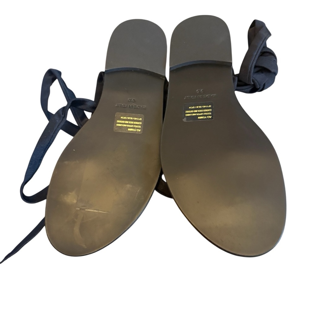 Aqua Liat Baruch Yasmin Black Sandal Size 9.5 - Picture 4 of 5